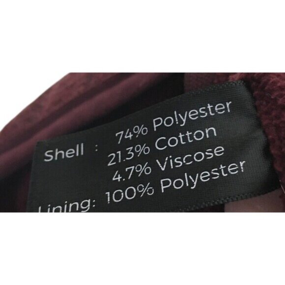 Ororo Sweatshirt Women's Size Small Maroon Heated Apparel Zip Up - Picture 8 of 8